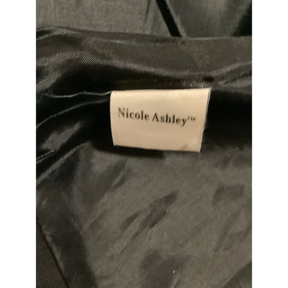 Vintage Nicole Ashley by Lily and Taylor Linen Embellished 3/4 Sleeve Jacket 18 - Picture 7 of 8